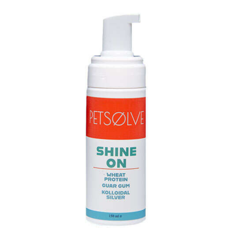 Petsolve Waterless Foam Shampoo for Shiny Coats 150ml