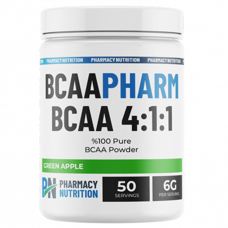 Pharmacy Nutrition BcaaPharm 4:1:1 Green Apple Powder 300g
