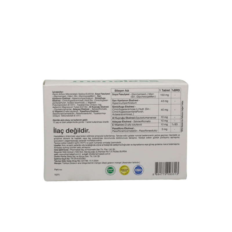 Pharmaleaf Menaless Women's Support Supplement 30 Tablets