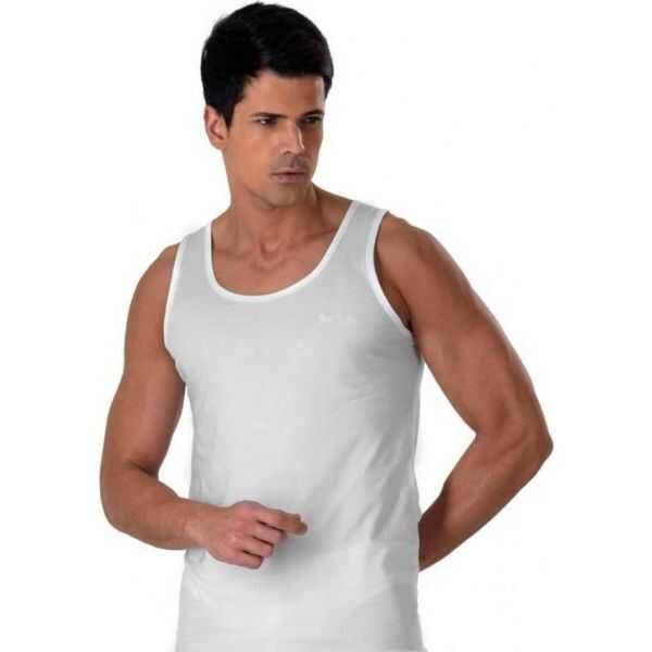 Pierre Cardin 112 White Undershirt Soft Cotton Tank Top
