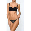 Pierre Cardin 4032 Lingerie Set with Soft Bra in Black
