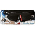Poblex 3D Sleep Mask and Earplugs Set Black 1 Count