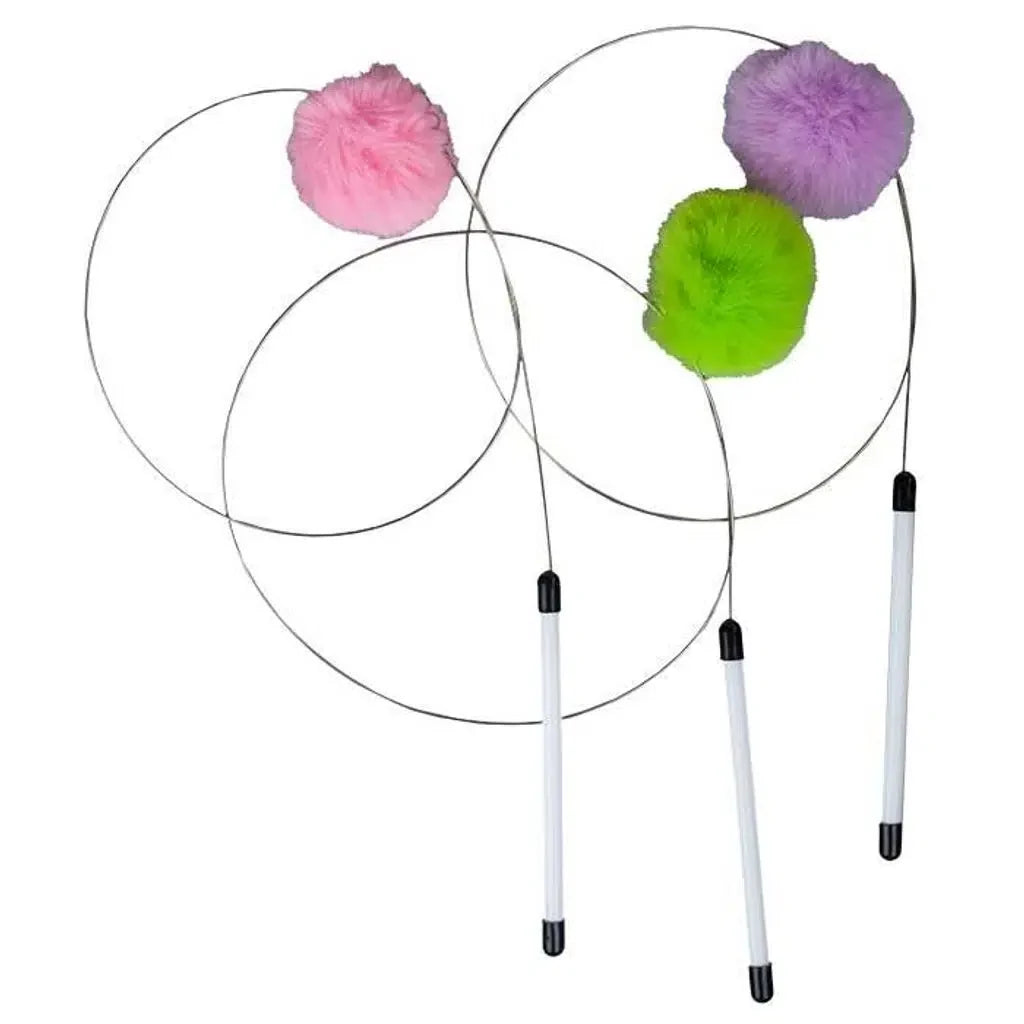 Polo Round Cat Teaser Wand for Active Play 84 cm