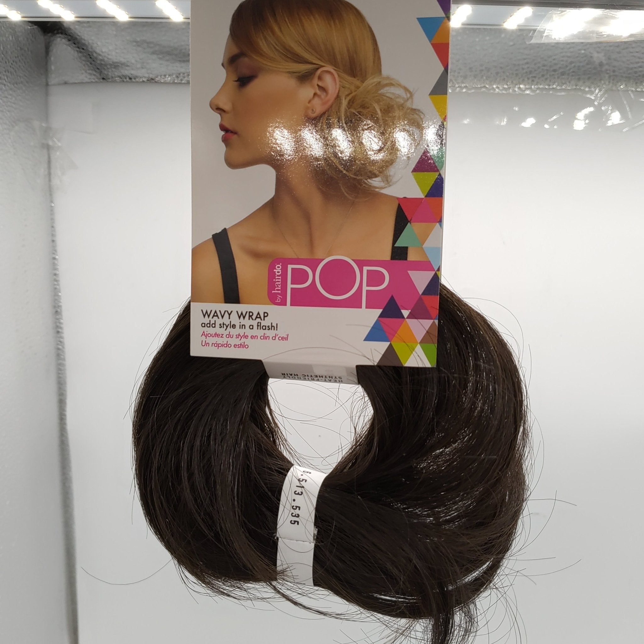 Hairdo Pop Wavy Wrap Hairpiece R6 Dark Chocolate