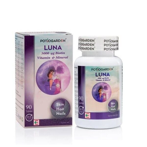 Potiogarden LUNA Multivitamin & Keratin Supplement 90 Tablets
