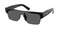 Prada 0PR D12SU Modern Square Men's Sunglasses 55mm