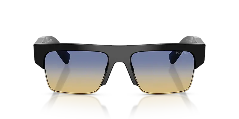 Prada 0PR D12SU Modern Square Men's Sunglasses 55mm