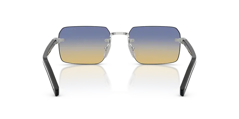 Prada 0PR D55S Men's Designer Sunglasses Silver Frame 55mm