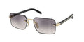 Prada 0PR D55S Gold Aviator Men's Sunglasses 55mm