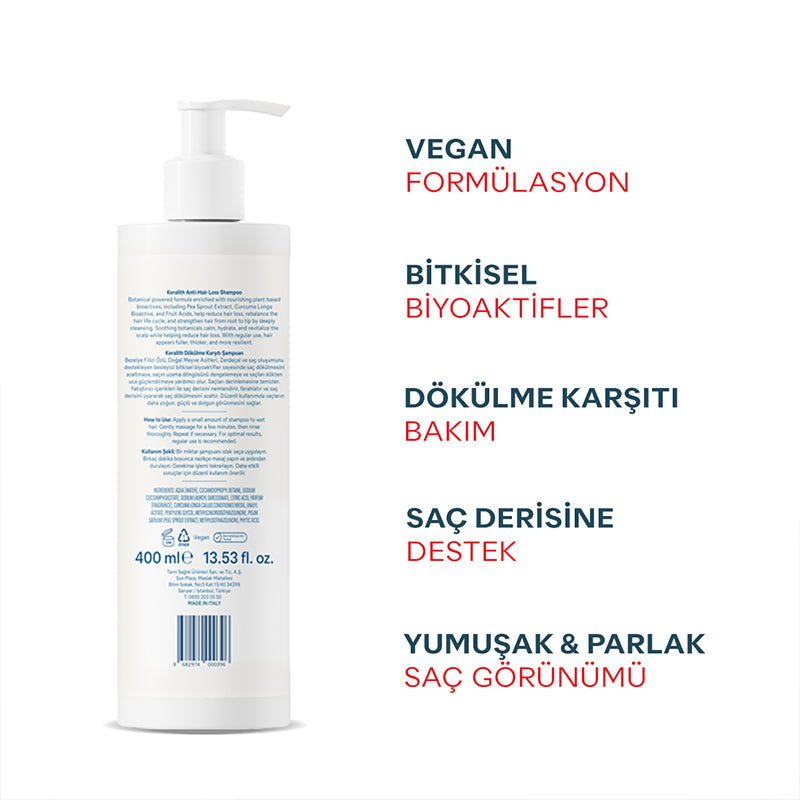 Propia Keralith Anti-Hair Loss Shampoo for Scalp Care 400 ml