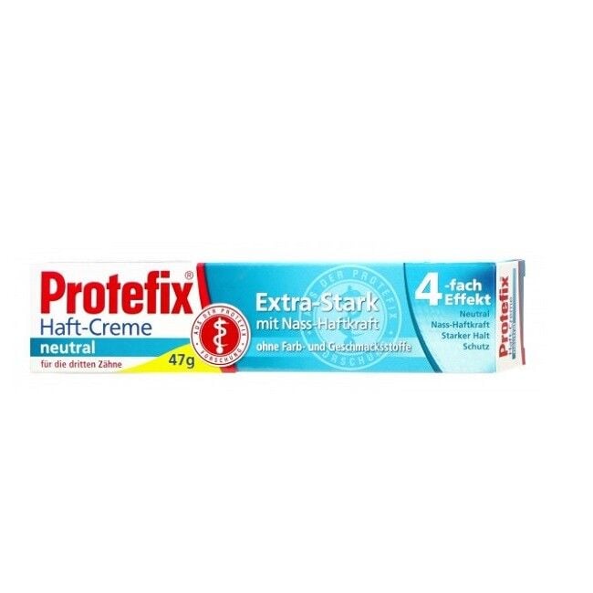 Protefix Neutral Denture Adhesive Cream Strong Hold 47g