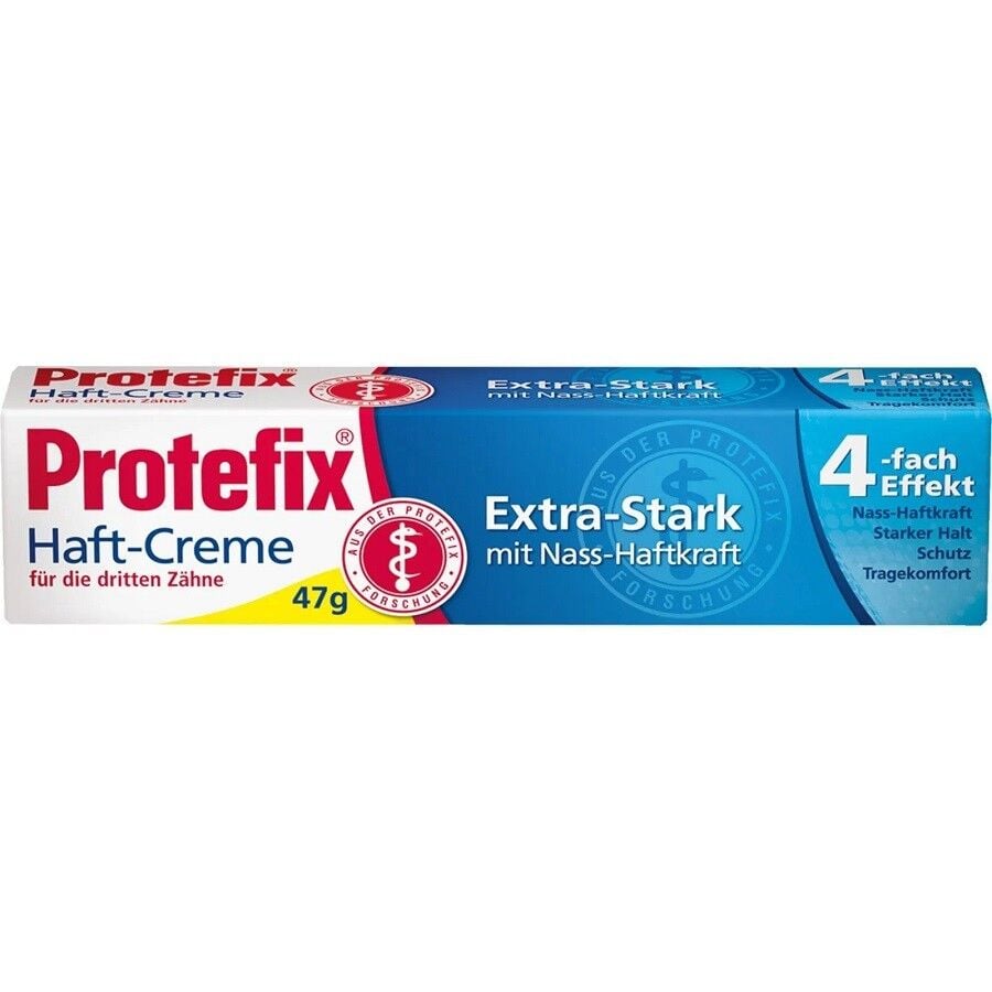 Protefix Denture Adhesive Cream Extra Strong Hold 47g