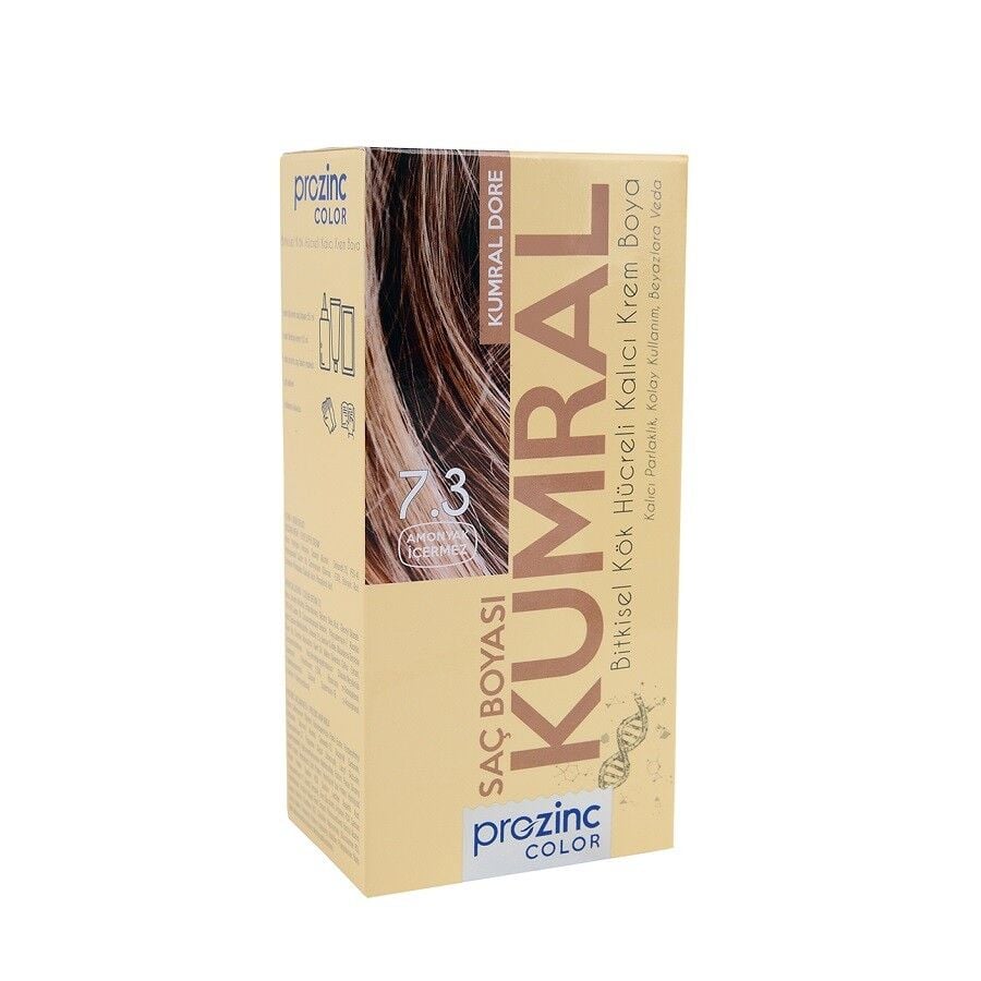 Prozinc 7.3 Golden Dark Blonde Hair Color with Plant Oils 60ml