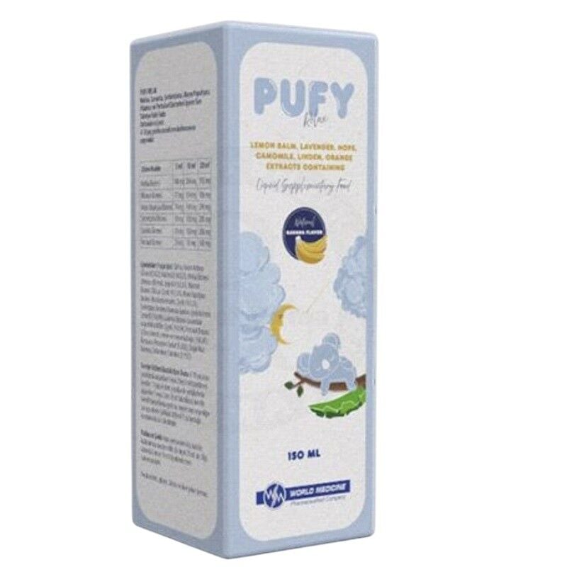 World Medicine PUFY Relax Syrup with Herbal Extracts 150 ml