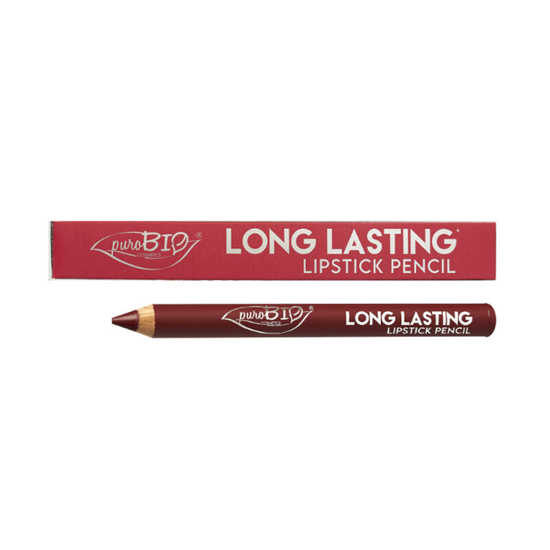 PuroBio Long Lasting Lipstick Pencil Strawberry Red 3g