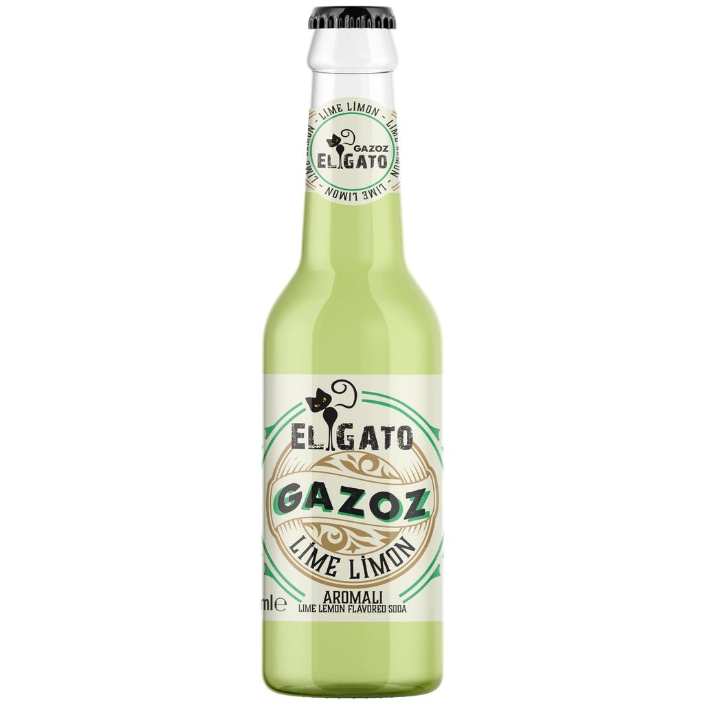 El Gato Lime & Lemon Flavored Soda 250 ml
