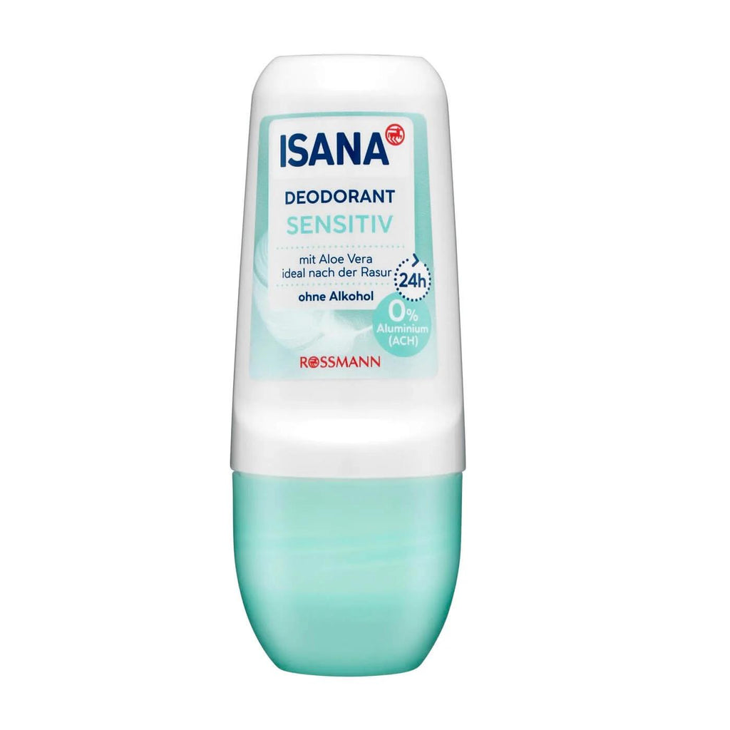 Isana Aloe Vera Roll-On Deodorant for Sensitive Skin 50ml