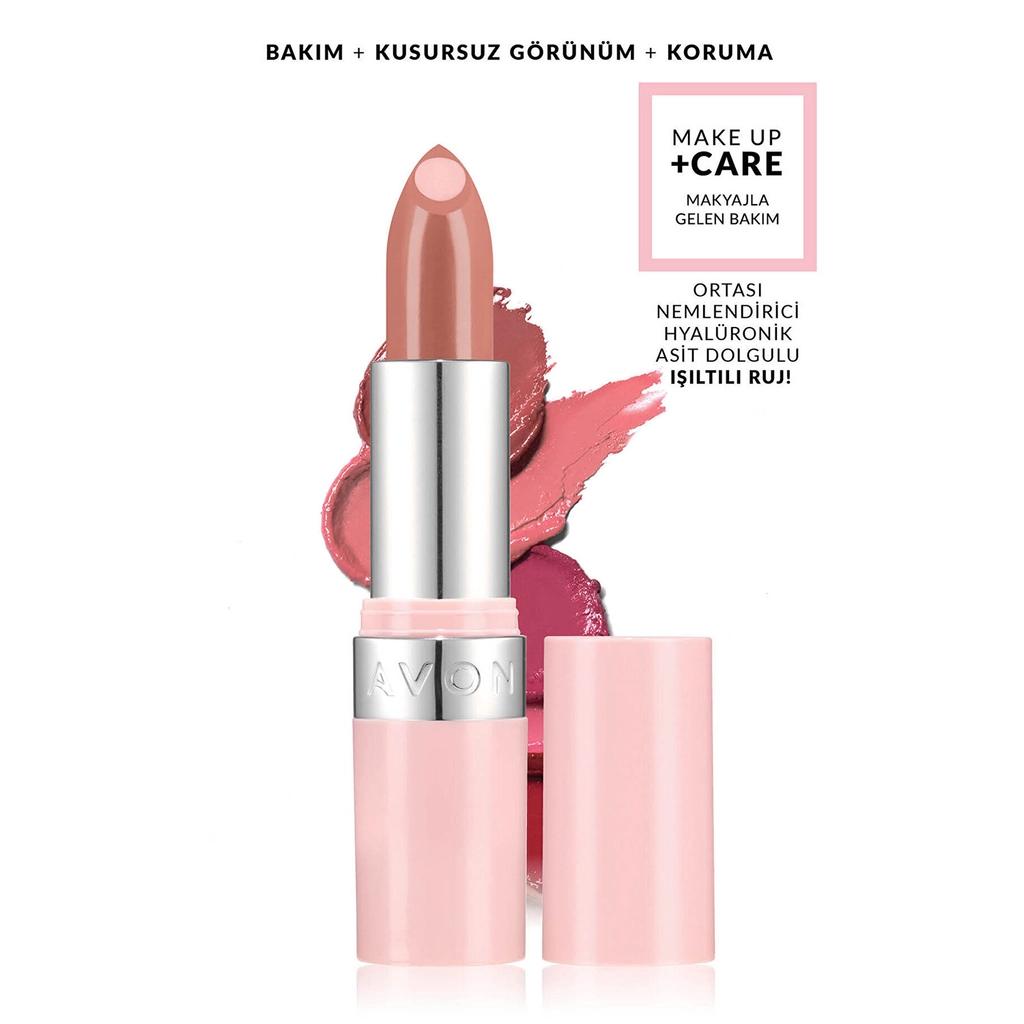 Avon Make Up +Care Hydramatic Shine Lipstick Soft Nude 3.6g