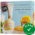 54 Thrones Slather + Seal Mini Set - Hydrating Body Moisturizer with Peptides & Hyaluronic Acid for Dry Skin
