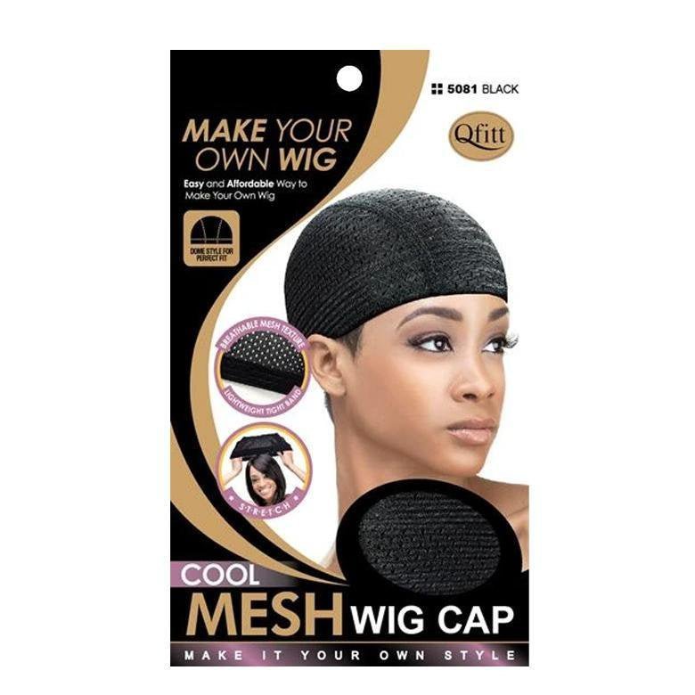 Qfitt Cool Mesh Wig Cap 5081 Black
