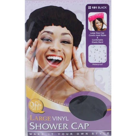 Qfitt Large Vinyl Shower Cap