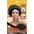 Qfitt X-Large Satin Sleep Cap Black 153