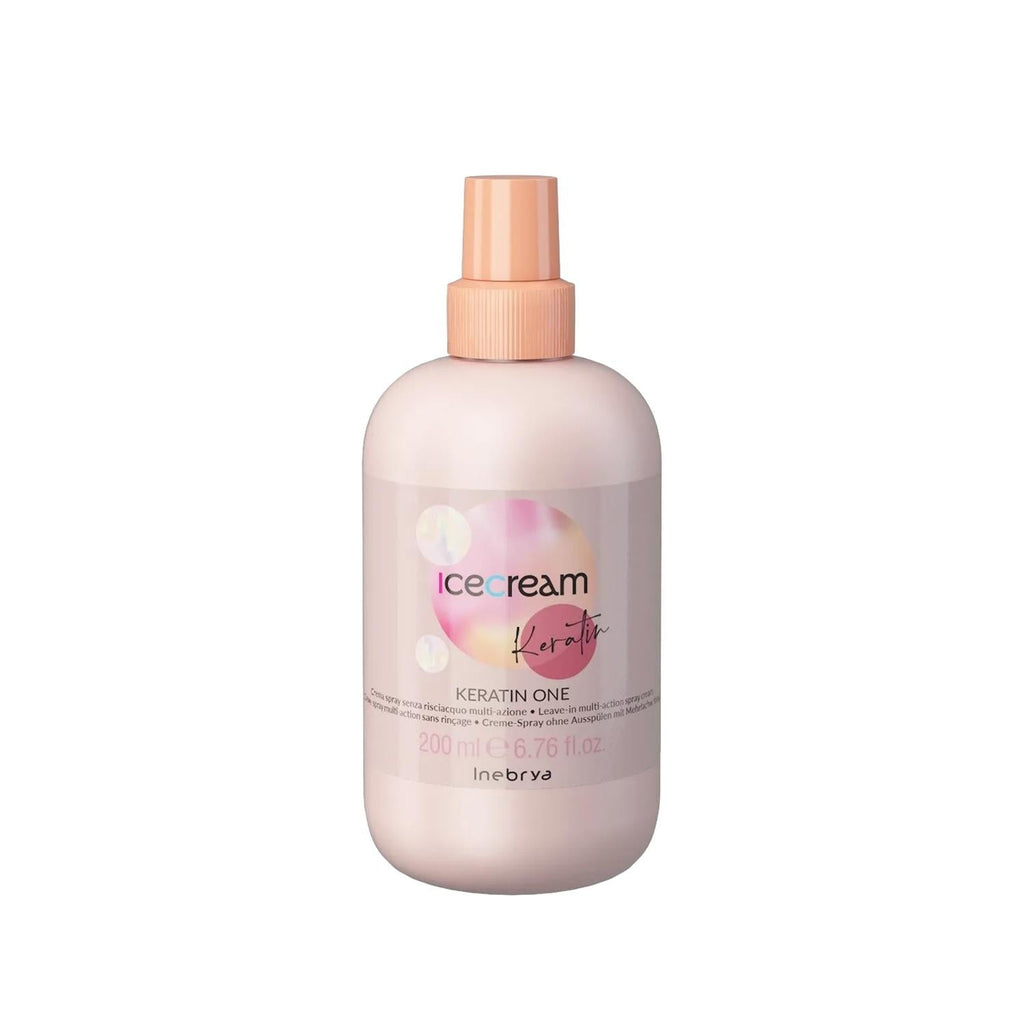 Inebrya Ice Cream Keratin One Spray Cream Restructuring 200 ml