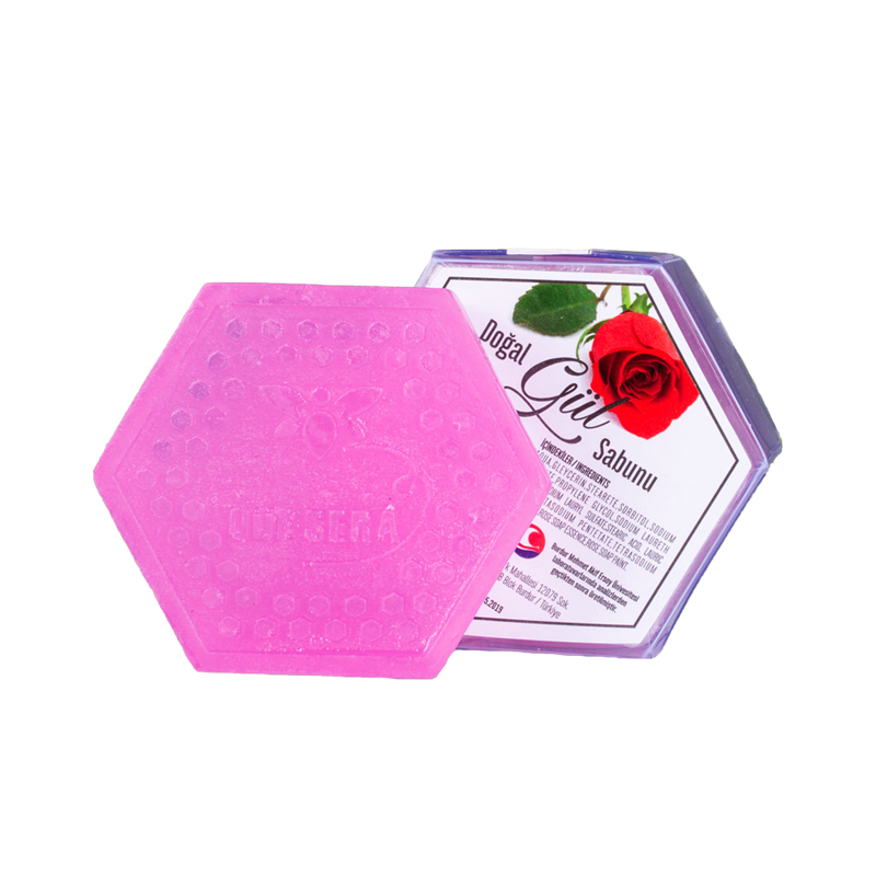 Quesera Natural Rose Soap Handmade Cleansing Bar 80g