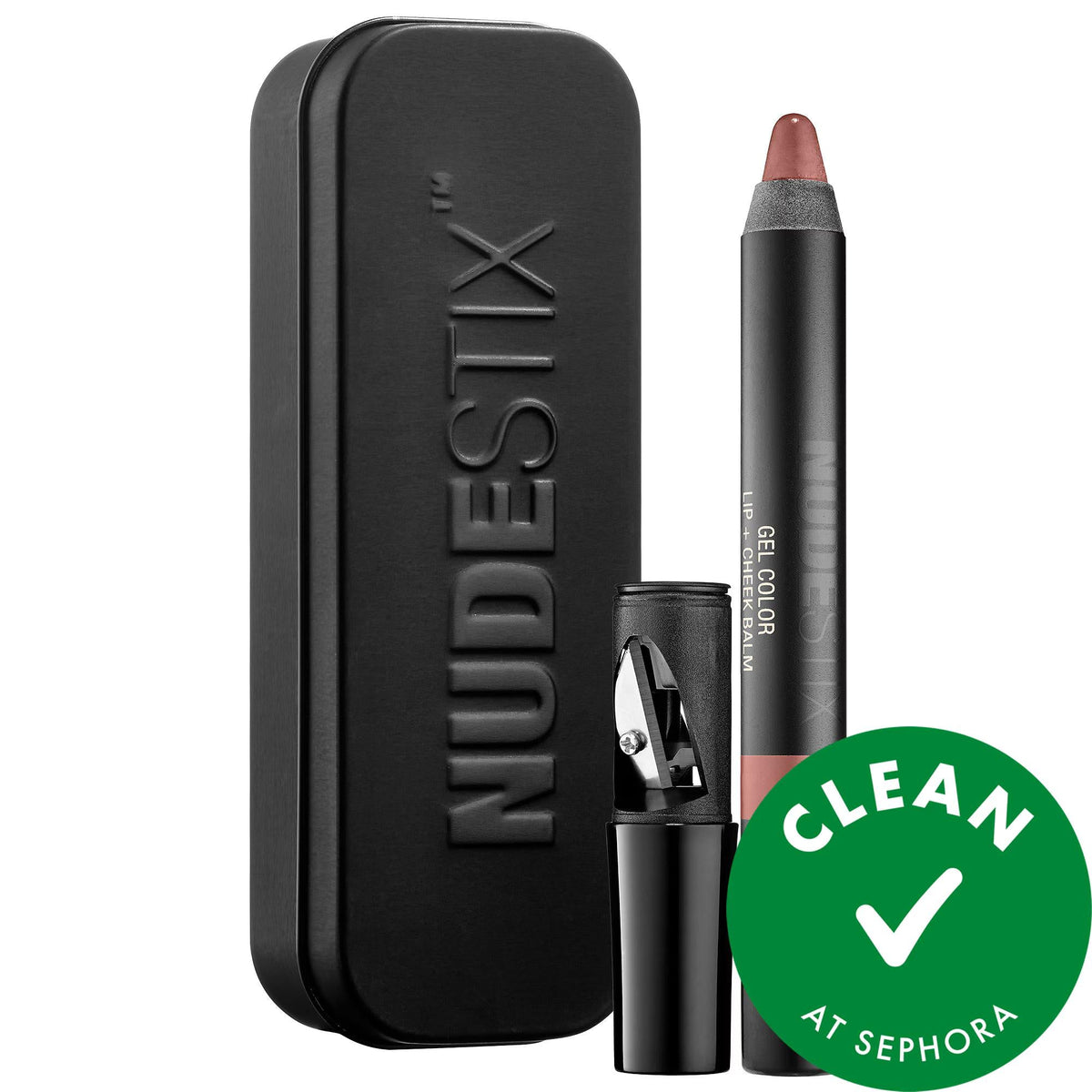 NUDESTIX Tinted Gel Lip Balm - Hydrating, Non-Sticky, Cruelty-Free Lip Care with Vibrant Color