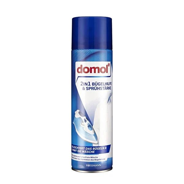 Domol 2-in-1 Ironing Aid & Laundry Starch: Wrinkle Reducer, Easy Ironing Spray, Fabric Finisher - Save Time & Effort.