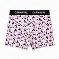 Carnaval Socks Pink Panda Pattern Boxer Shorts XL 1 Count