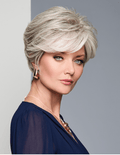 Raquel Welch Curated Cut Short Layered Shag Wig by HairUWear, Average Cap - ss16/21 SS Sand