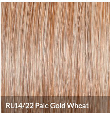 Raquel Welch Sheer Luxury Collection, Showrunner Mid-Length Layered Wig with Feather Lite Fiber Luxlite Cap Ll, Average, RL14/22SS Wheat