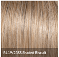 Raquel Welch Sheer Luxury Collection, Straight to Camera Shoulder-Length Layered Wig with Feather Lite Fiber Luxlite Cap Ll, Average, RL19/23SS Biscuit