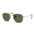Ray-Ban 0RB3548N Hexagonal Gold Sunglasses 51mm