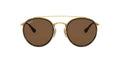 Ray-Ban 0RB3647N 001/5751 Men's Round Metal Sunglasses 51mm