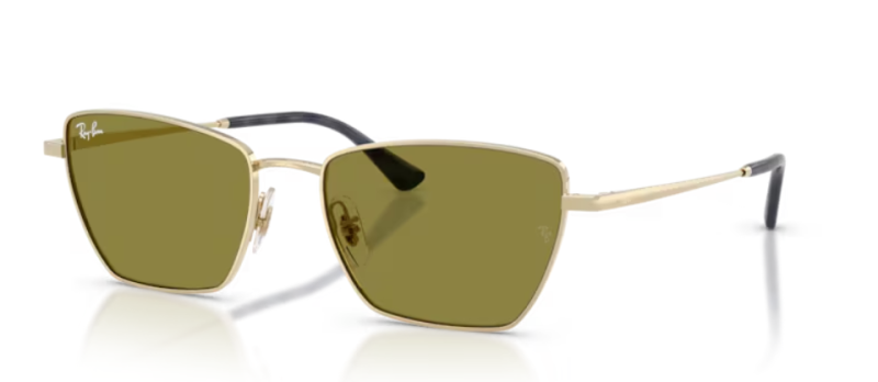 Ray-Ban 0RB3783 9213/2 Men's Square Sunglasses - Gold/Brown 56mm