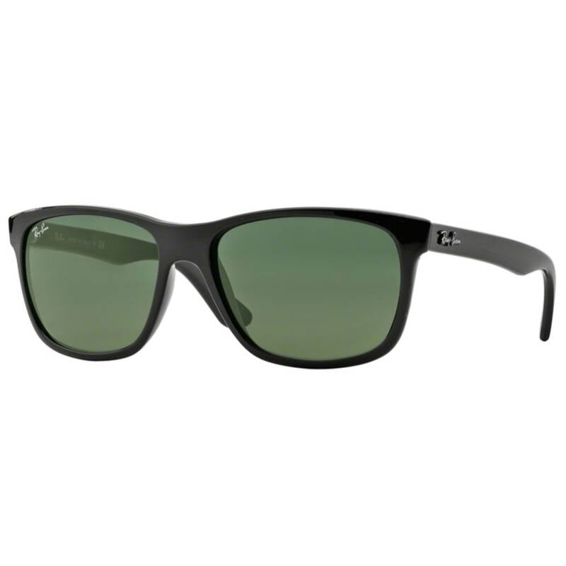 Ray-Ban 0RB4181-601/57 Men's Sunglasses with Green Lenses 57mm