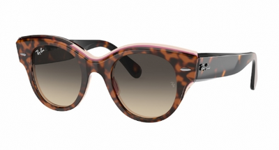 Ray-Ban 2192 1324/Bg Round Brown Tortoise Sunglasses 42mm