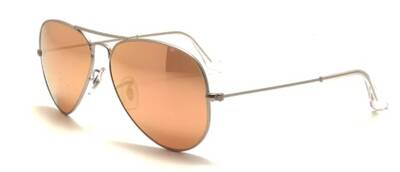 Ray-Ban 3025 019/Z2 Aviator Sunglasses with Pink Mirror Lenses 58mm