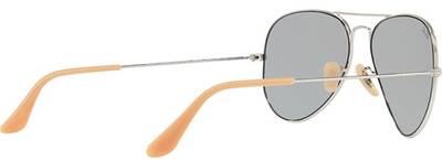 Ray-Ban 3025 9065/15 Aviator Sunglasses with Evolve Blue Lenses