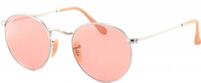 Ray-Ban 3447 9065/V7 Round Metal Evolve Sunglasses 50mm