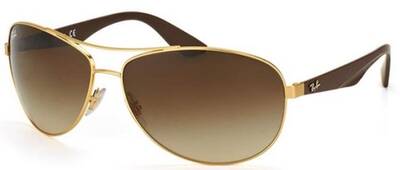 Ray-Ban 3526 112/13 Aviator Style Metal Sunglasses 67mm