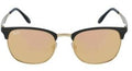 Ray-Ban 3538 187/2Y Square Metal Sunglasses with Rose Mirror Lenses