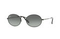 Ray-Ban 3547-N 002/71 Oval Metal Sunglasses in Black 51mm