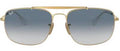 Ray-Ban 3560 001/3F Gold Metal Gradient Sunglasses 61mm