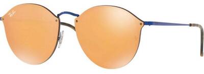 Ray-Ban 3574-N 9038/7J Blue Metal Mirror Sunglasses 59mm