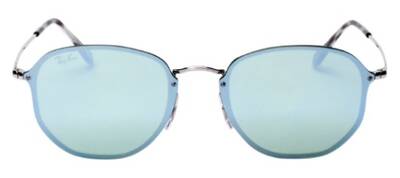 Ray-Ban 3579-N 003/30 Silver Metal Mirror Sunglasses 58mm