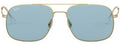 Ray-Ban 3595 9013/80 Gold Metal Blue Lens Sunglasses 59mm
