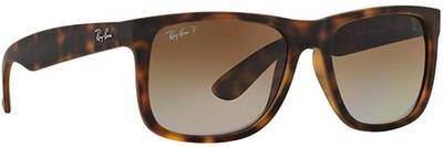Ray-Ban Justin 4165 Polarized Square Sunglasses 54mm